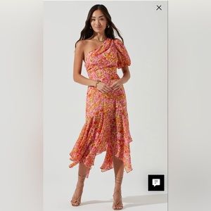 ASTR The Label One Shoulder Dress